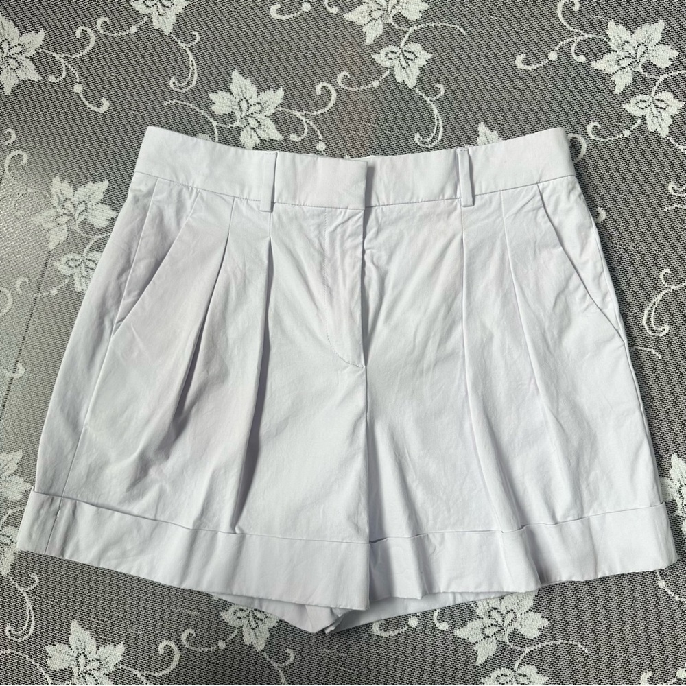 Judith &  Charles Pleated Shorts in Lavender Sz 6